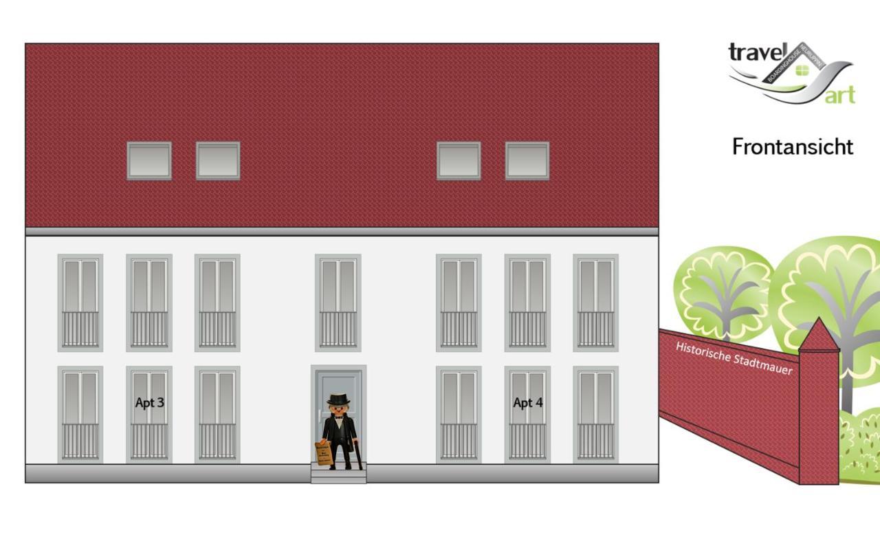 Aparthotel Travel Art Boardinghouse à Neuruppin Extérieur photo
